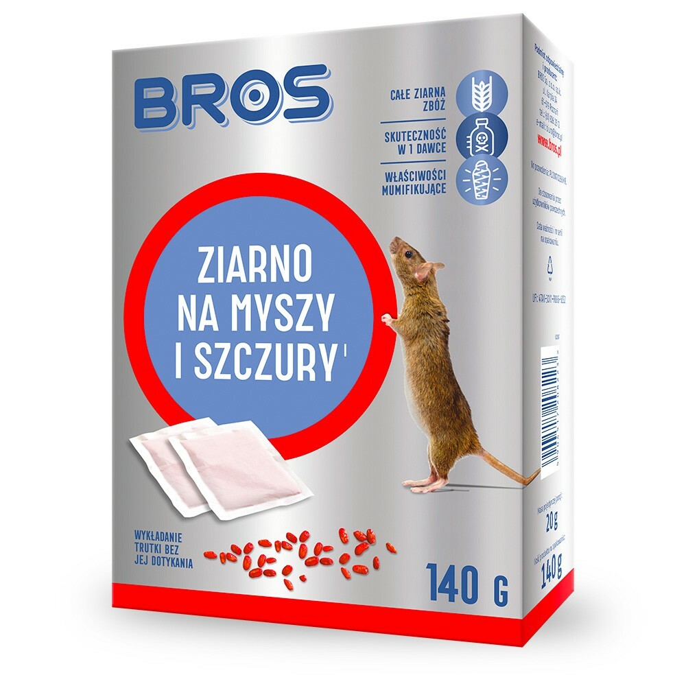 bros ziarno na myszy/szczury 140g 1