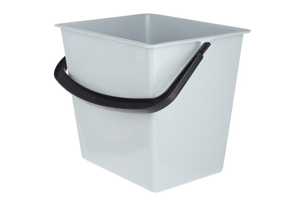 Artgos 4225 Wiadro 15L prostokątne + pokrywa szary 1