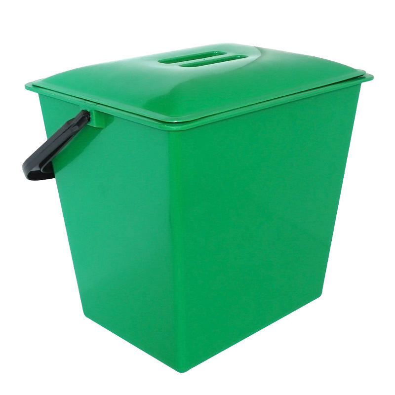 Artgos 4225 Wiadro 15L prostokątne + pokrywa zielony 1