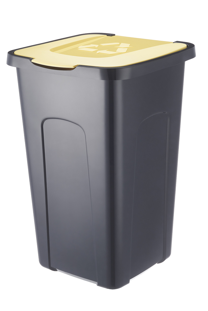 Artgos 4432 Kosz "Sorta" 50L Żółty pastel 1