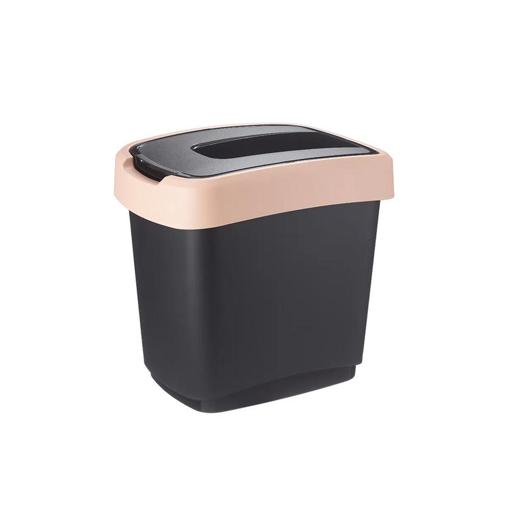 Artgos 4445 Kosz klip 15L z klapką obrot brąz pastel 1