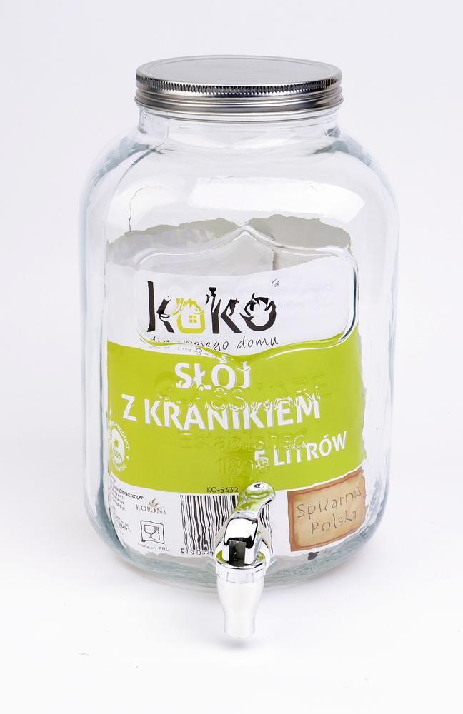 słój 5l z kranikiem KO-5432 1