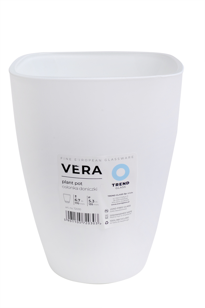 trend 72030 Vera wazonik doniczka 13,5x13,5xh17 1