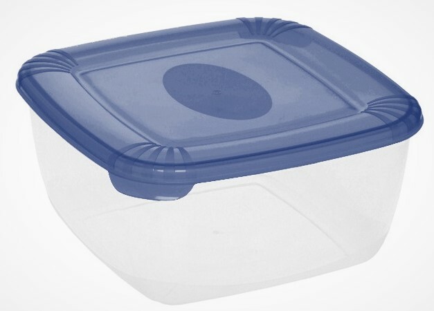 plast team pojemnik kwad. do żywności Polar 0,95l ciemny niebieski 1675 1