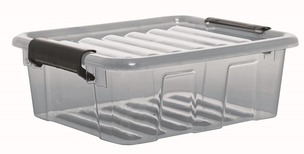 Pojemnik Home Box z pokr. 1,6L przezr./czarny 2236 1