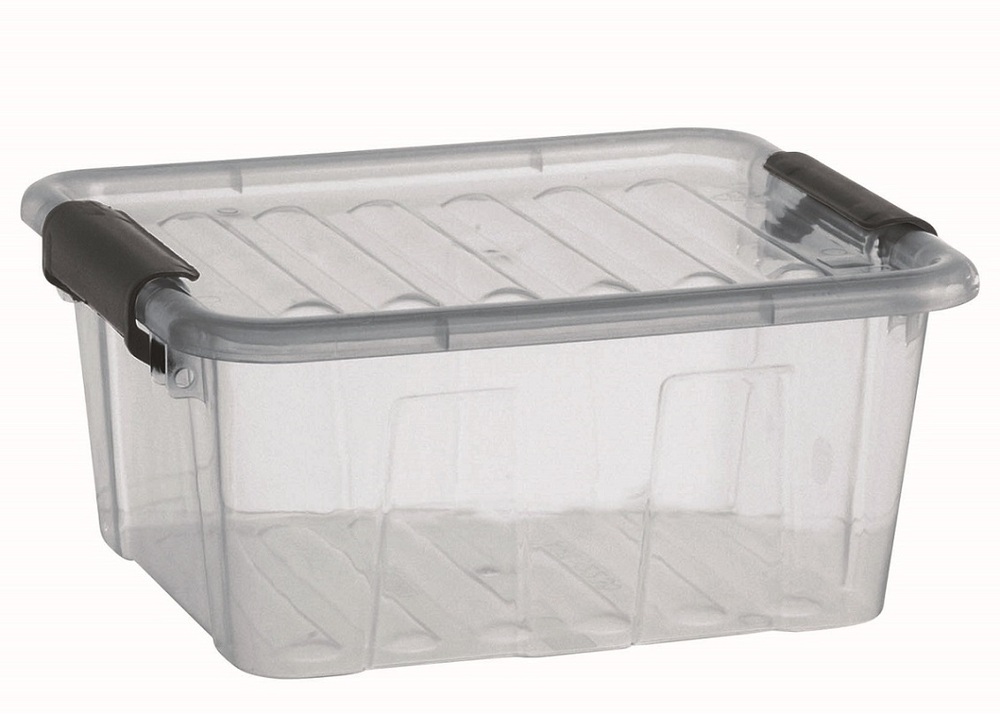 Pojemnik Home Box z pokr. 2L przezr./czarny 2235 1
