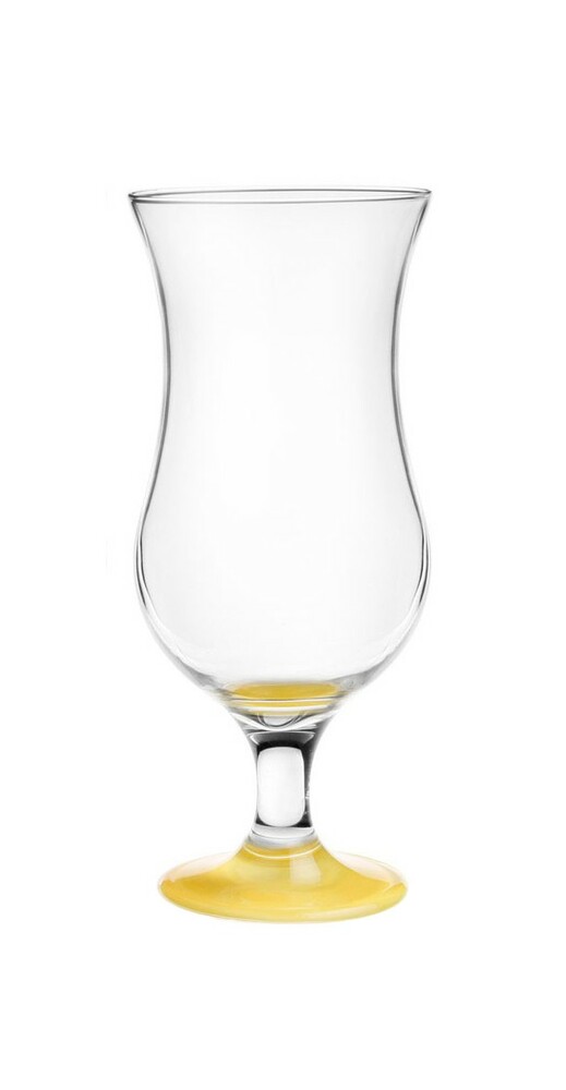 kieliszek koktajlowy 420ml dno żółte 1