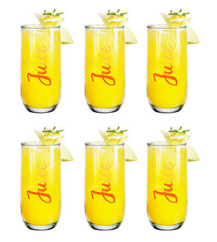 Komplet Szklanek 400ml Juice 1