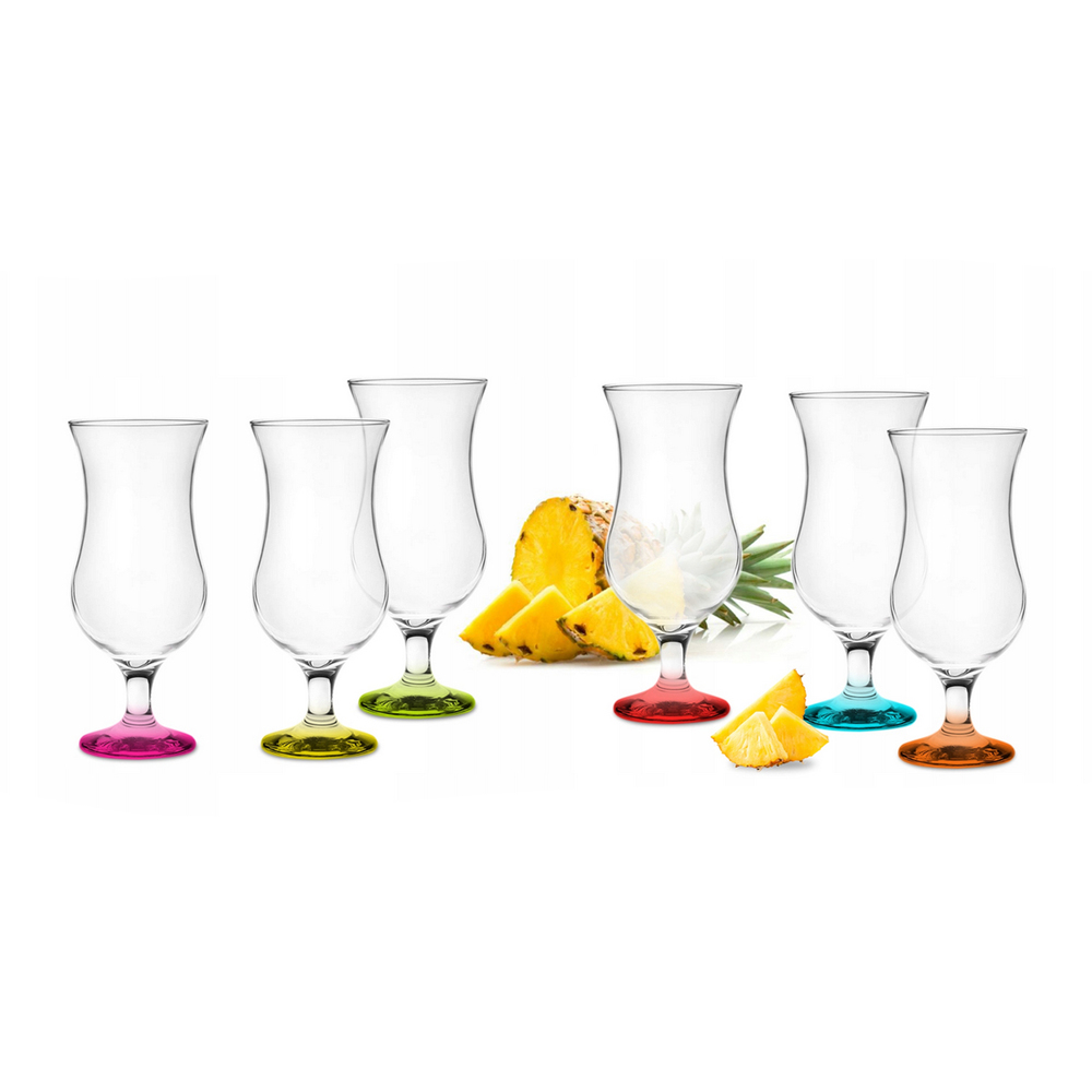 Kieliszek koktajlowy 420ml Dno Kolor Mix 1
