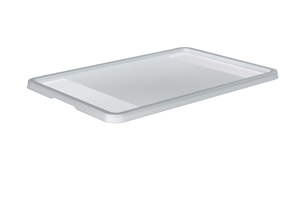 Keeep pokrywa do pojemnika eurobox z miękkimi uchwytami 45+64l transparent 1