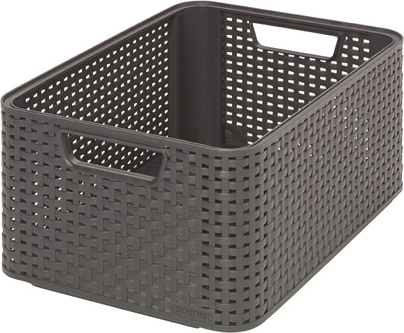 Curver koszyk RATTAN prost.M czarny 1