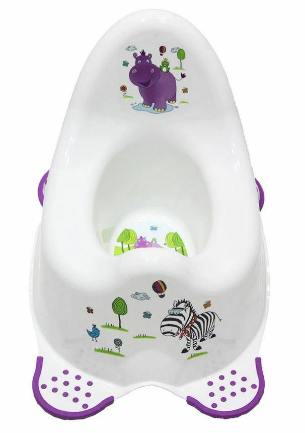 Keeep nocnik hippo 8648 z funkcją antypoślizg biały 1