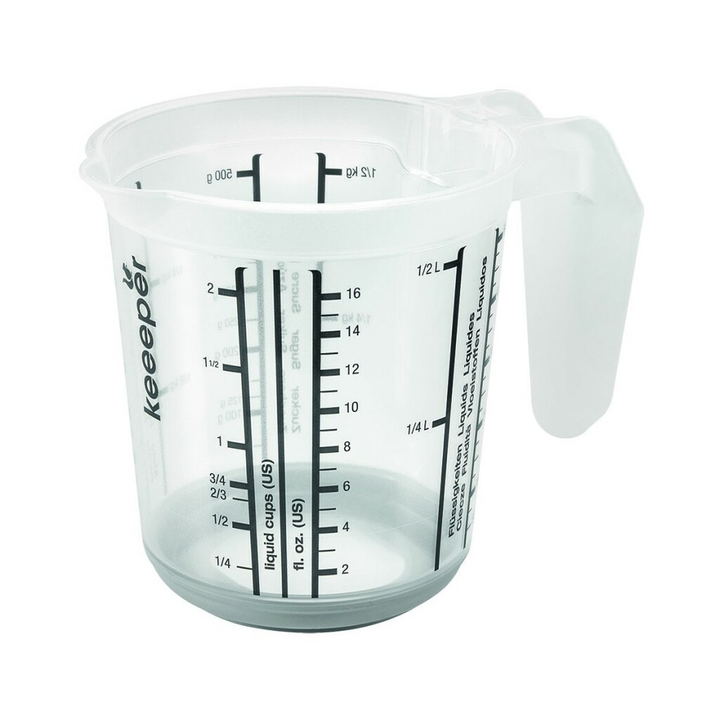 Massimo Kubek z miarką antypoślizgowy 0,5L Nordic Grey 1