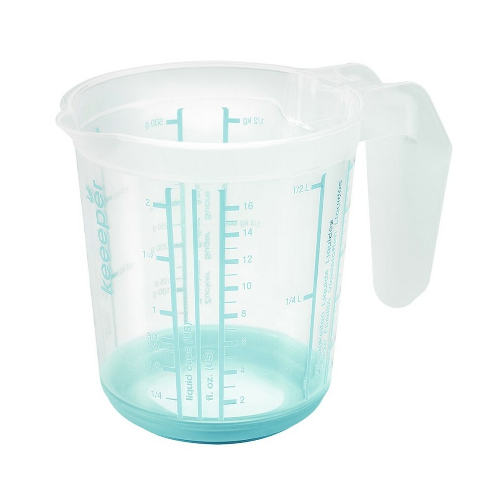 Massimo Kubek z miarką antypoślizgowy 0,5L Nordic Blue 1