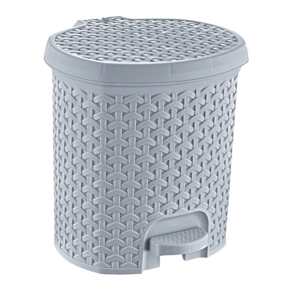 Keeep Tjark Kosz na śmieci z pedałem "rattan-style" 11,5L nordic grey 1