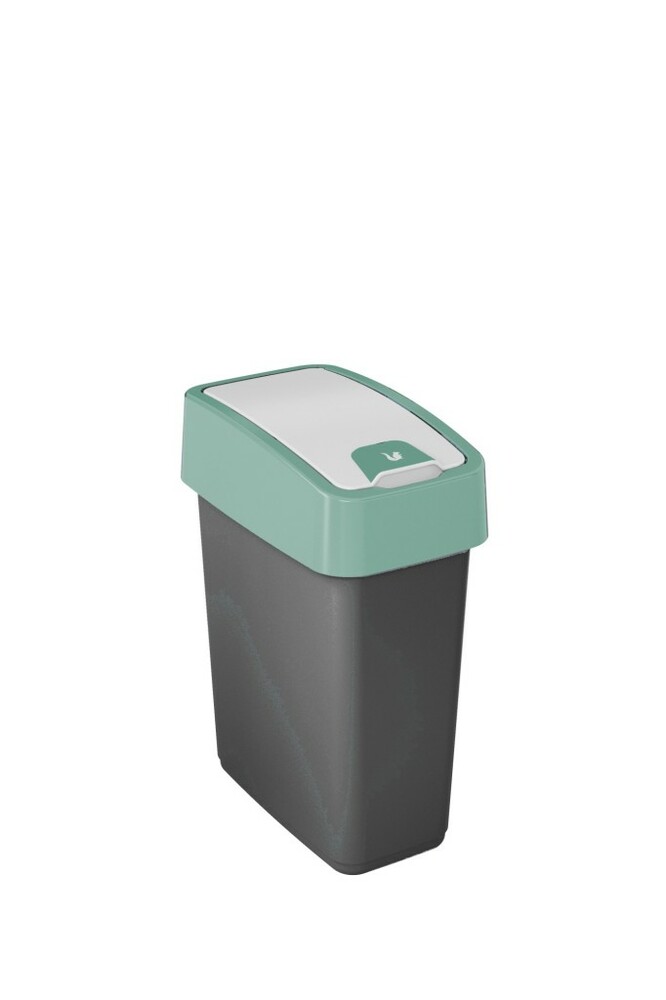 Keeep Magne kosz na śmieci z naciskaną pokrywą 10L nordic green 1
