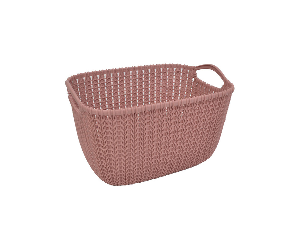 Curver Koszyk prostokątny KNIT S 8l różowy 1