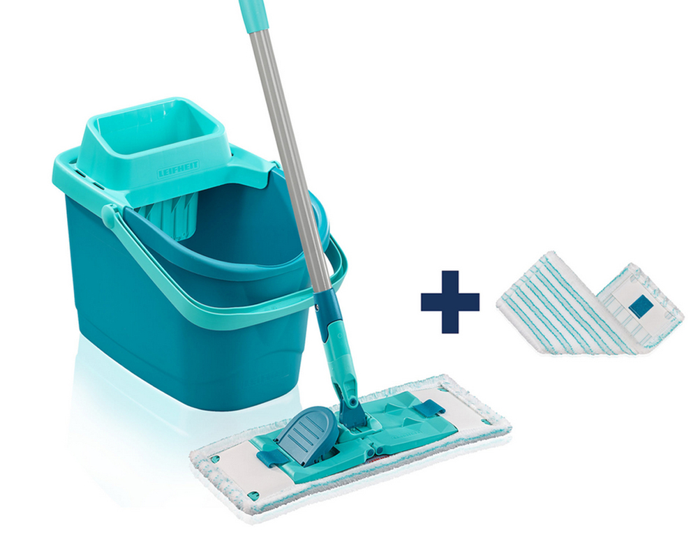 Leif 55515 Zestaw Wiadro + mop + zapas Powerclean M 1