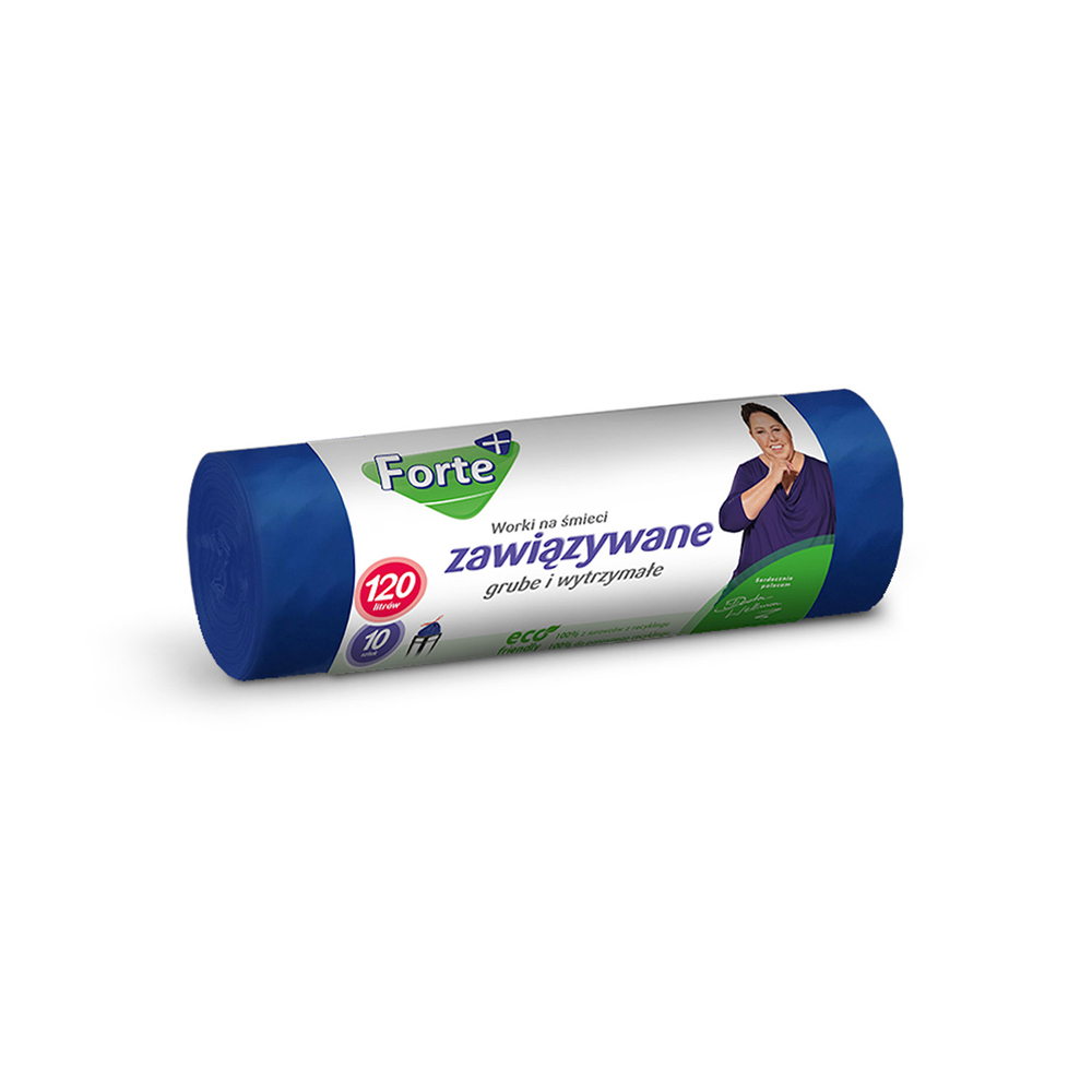 FORTE+ WNS LDPE zawiązywane 120L 10szt 1