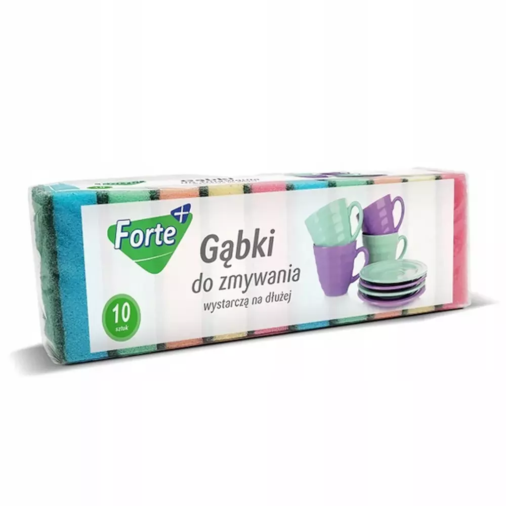 Forte+ Gąbki do zmywania 10szt. 1