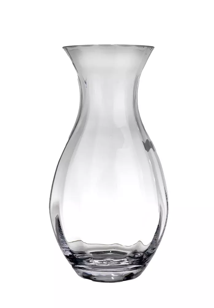 17-8345/A.Szlif.optyk.prosty+W Wazon h-25,5cm fi-13,8cm 1