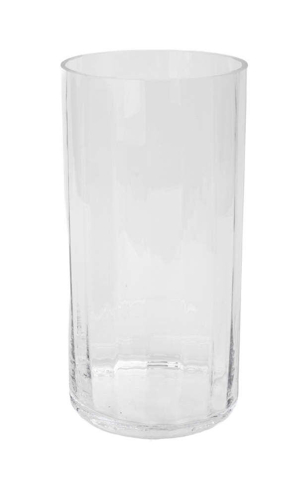 17-886/H.Szlif.optyk.prosty+W Wazon h-30cm fi-15cm 1