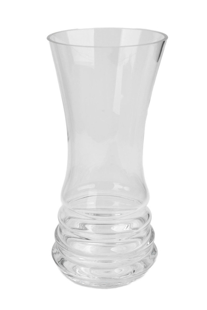 17-6114/B.Szlif+W Wazon h-25cm fi-12cm 1