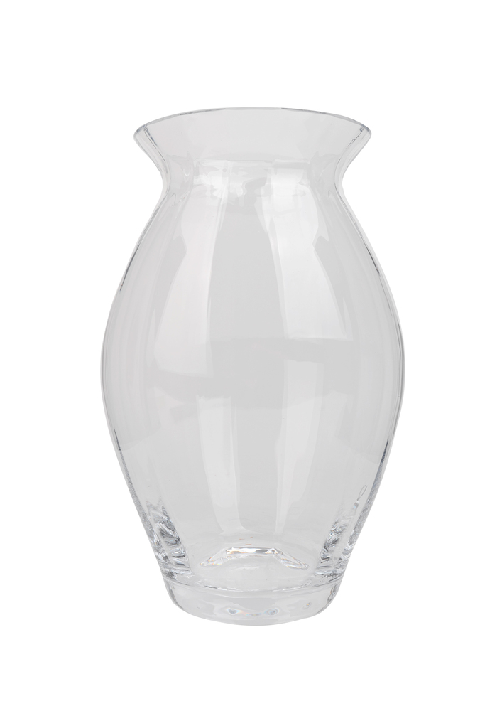 17-189/G.Szlif.optyk.prosty+W Wazon h-28cm fi-18,5cm 1