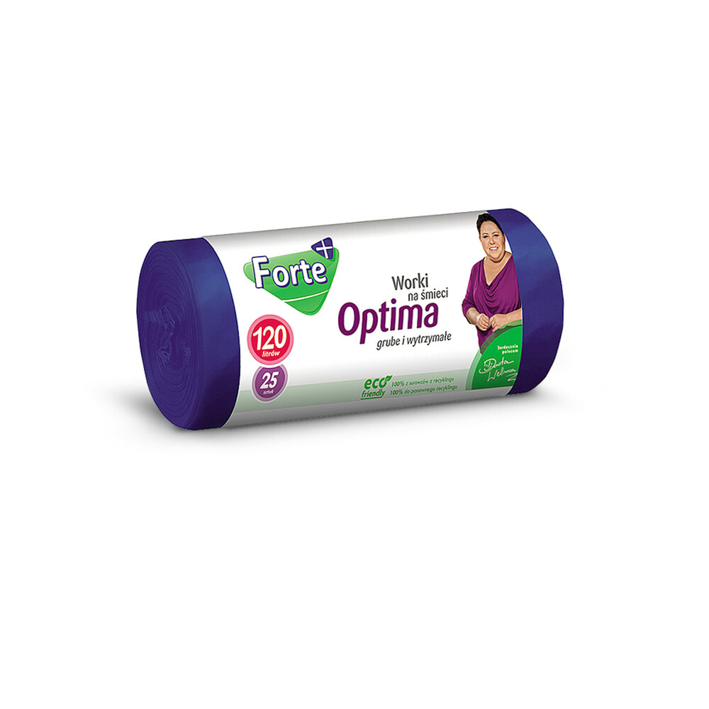 Forte+WNS Worki LDPE Optima 120L 25szt. niebieskie 1