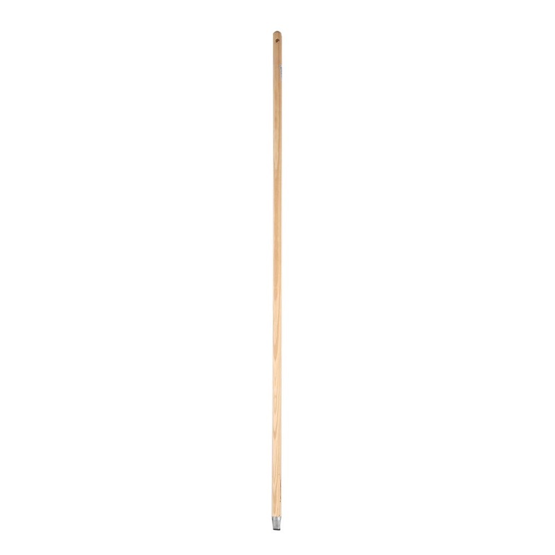 kij drewniany 120cm z gwintem metalowy 1