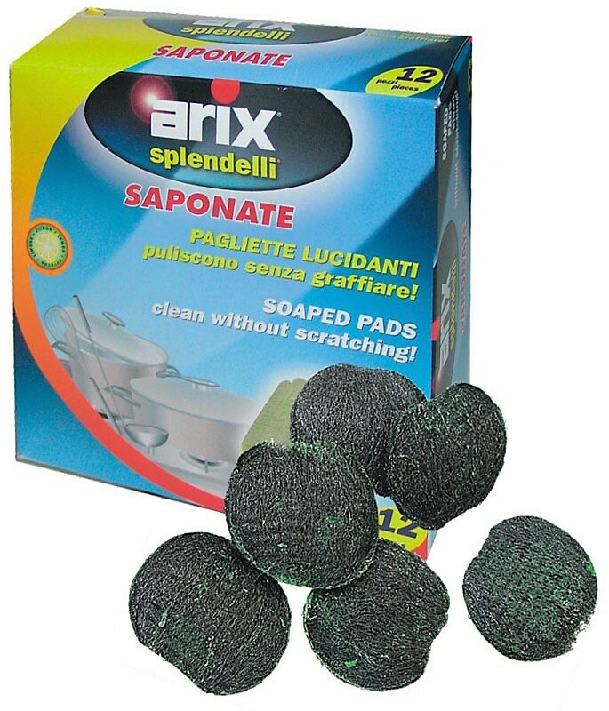 Arix czyścik z wełny metalowej 12szt K12 1