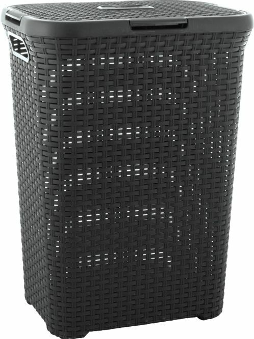 Curver kosz RATAN brudniak 60l 0707 natural style ciemny szary 1