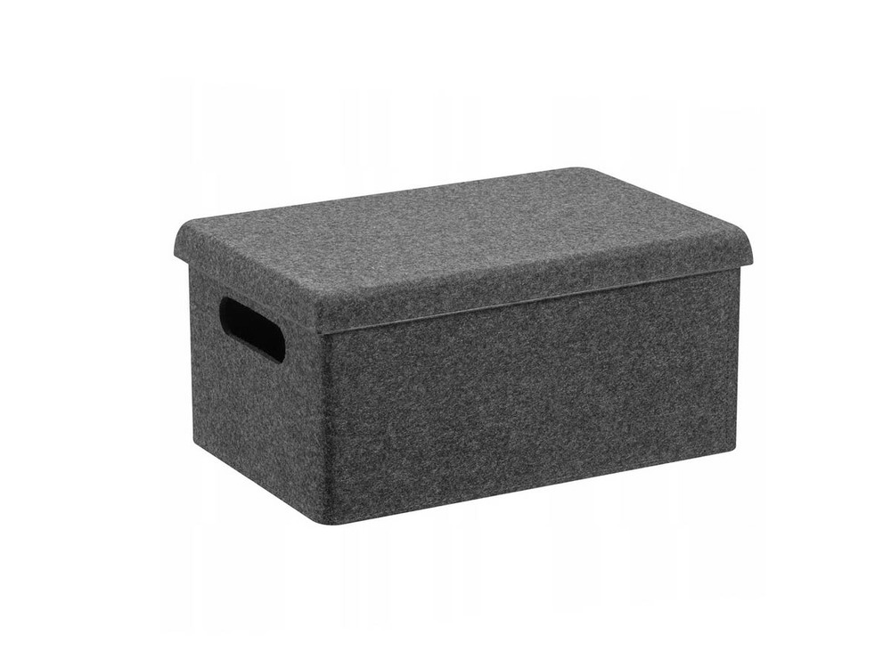 Pudełko do przechowywania Vega Felt Storage Small Mottled Dark Gray 1
