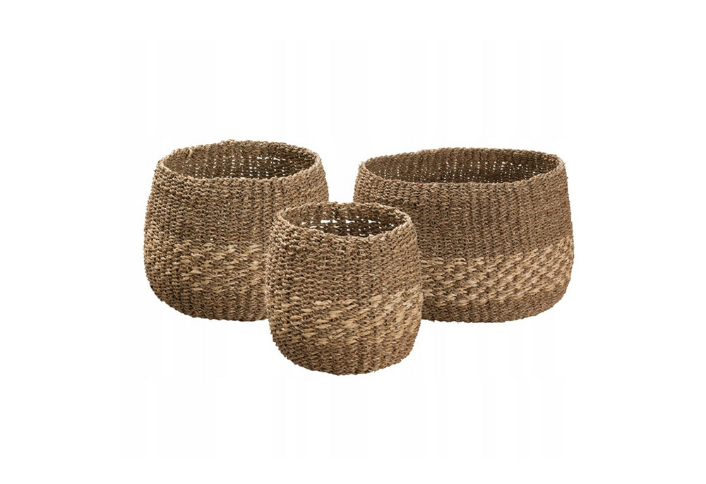 Kosz Pleciony Gerda zestaw 3 szt. 1