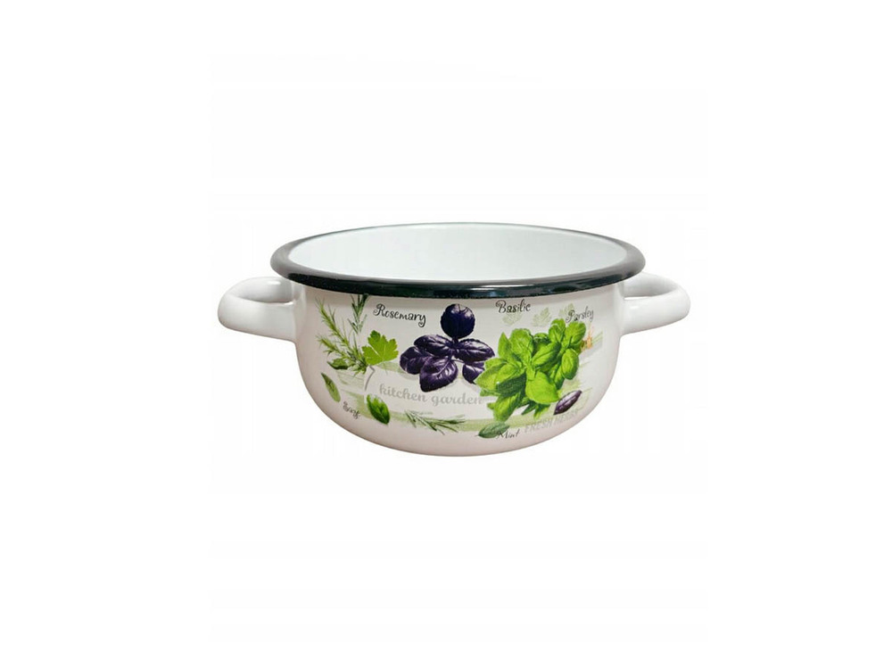 IG Rondel emalia z uszami Zioła 16cm 1,5L 0581 1