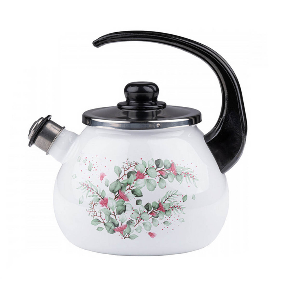 Czajnik emaliowany 2,5L Eukaliptus 1