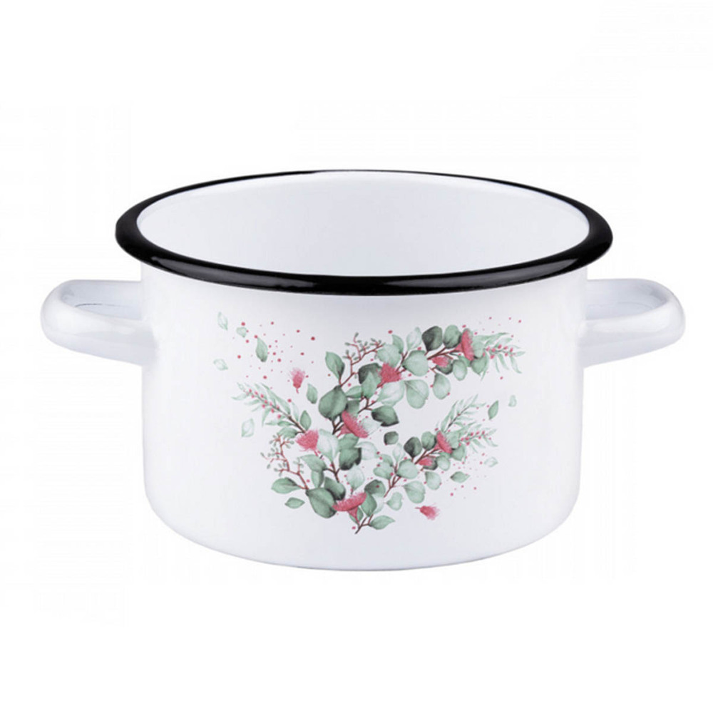 Garnek zdobiony 2L Eukaliptus 16cm bez pokrywy 16106/2 1