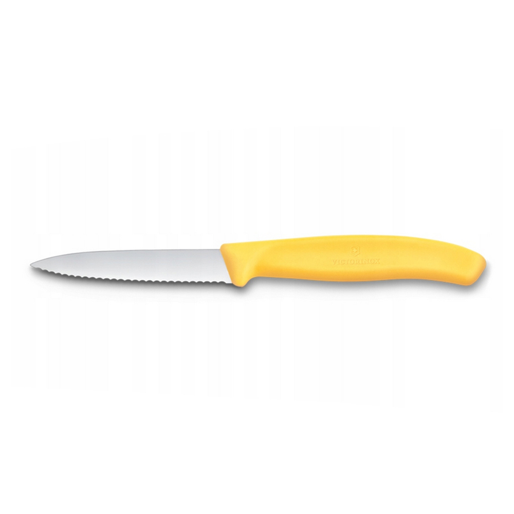 6.7638.C1 Swiss Classic Nóż, ostrze ząbkowane 8cm żółty 1