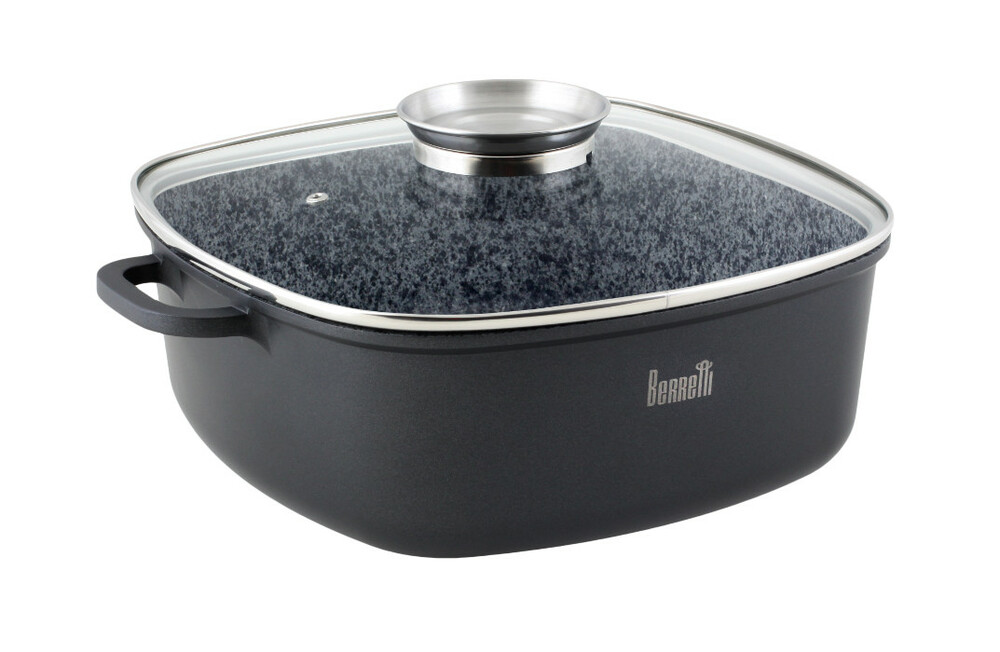 garnek 6,5L kwadratowy Granite BR-2141 1