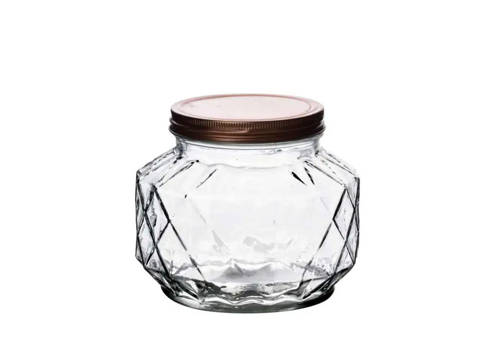 Basic Kitchen Słój diamentowy 1400ml 11x16xh14cm 1