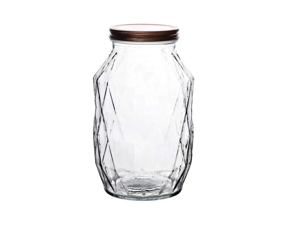 Basic Kitchen Słój diamentowy 3400ml 10,5x17xh26,2cm 1