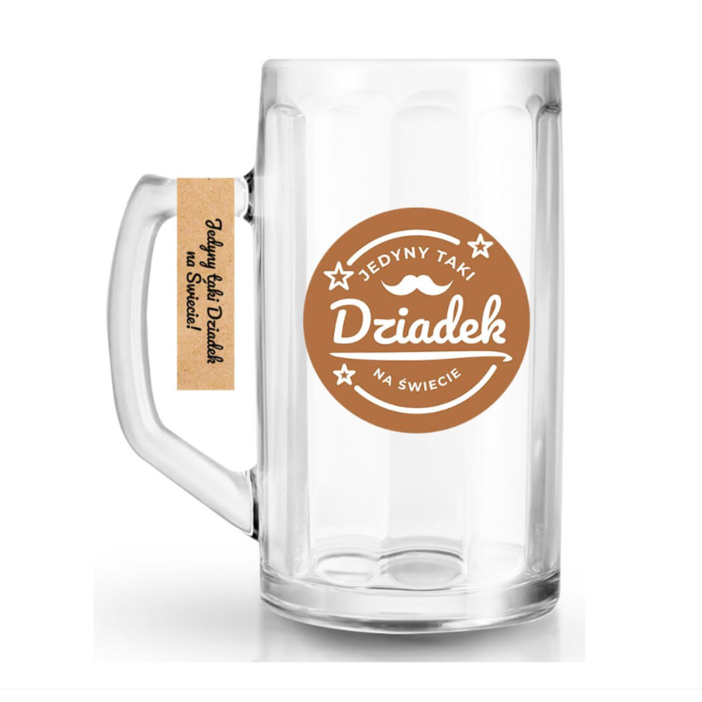 Dzień Dziadka - Kufel do piwa 500ml - Jedyny taki Dziadek 1