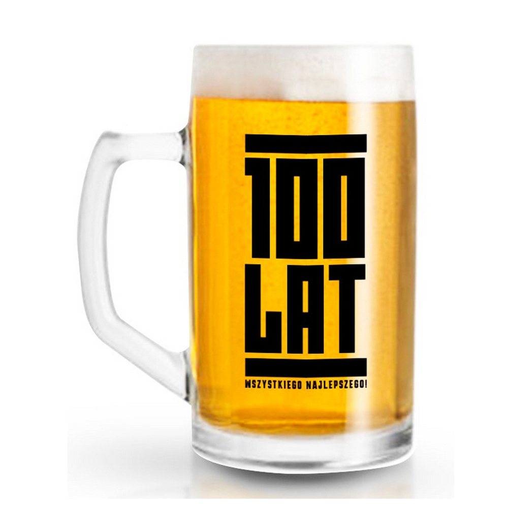 Funny Beer Kufel 500ml - 100lat 1