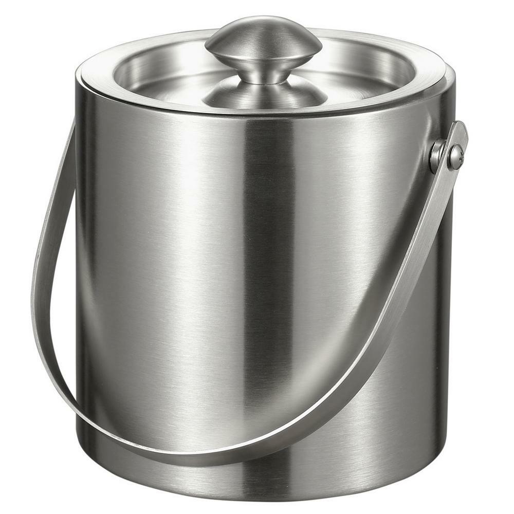 KH1243 wiaderko - termos na lód z/p 1,5l podwójna ścianka stal nierdz. 1