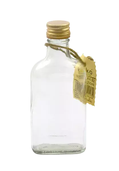 Koko butelka+zakr. B2-200ml na nalewki (piersiówka) 1