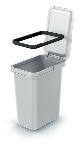 PR Kosz na śmieci 12L Systema - popielaty 1