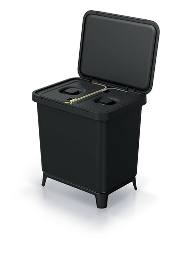 PR Kosz na śmieci 2x10L Systema - czarny recykling 1