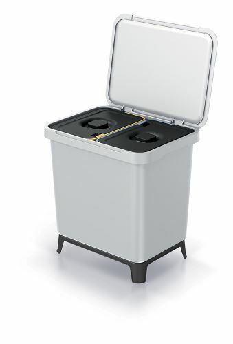 PR Kosz na śmieci 2x10L Systema - popielaty 1