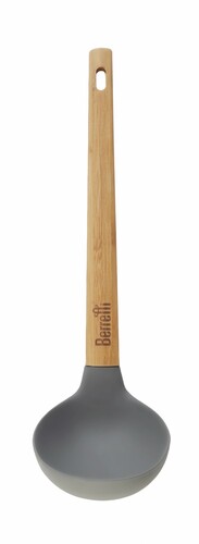 Berretti BR-6491 łyżka wazowa silikon z bambusem 1