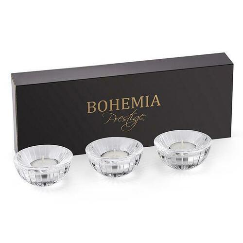 Bohemia Prestige Świeczniki kpl 3szt./1 1